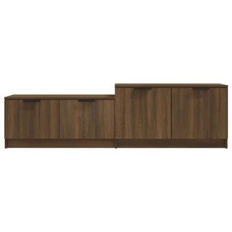 Tv-meubel 158,5x36x45 cm bewerkt hout bruin eikenkleur 5