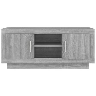 Tv-meubel 102x35x45 cm bewerkt hout grijs sonoma eikenkleurig 5