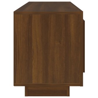 Tv-meubel 102x35x45 cm bewerkt hout bruin eikenkleur 6