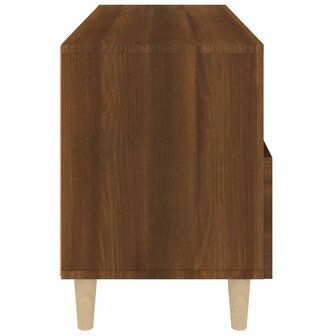 Tv-meubel 80x36x50 cm bewerkt hout bruin eikenkleur 8