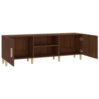 Tv-meubel 150x30x50 cm bewerkt hout bruin eikenkleur 5