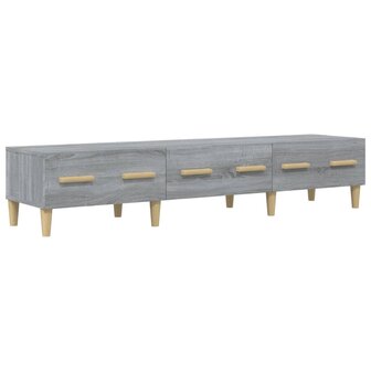 Tv-meubel 150x34,5x30 cm bewerkt hout grijs sonoma eikenkleurig 2