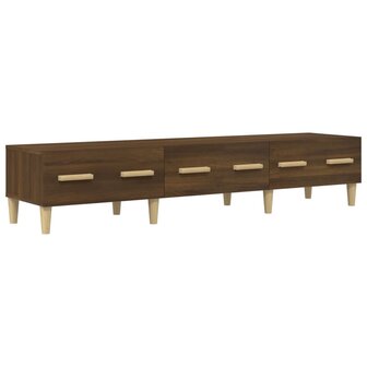 Tv-meubel 150x34,5x30 cm bewerkt hout bruin eikenkleur 2