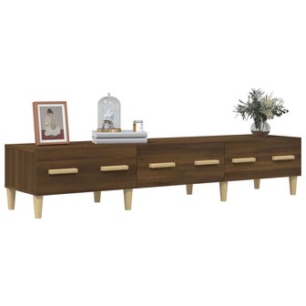 Tv-meubel 150x34,5x30 cm bewerkt hout bruin eikenkleur 4