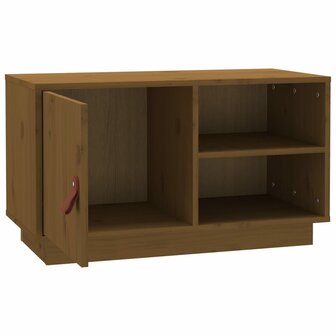 Tv-meubel 70x34x40 cm massief grenenhout honingbruin 7