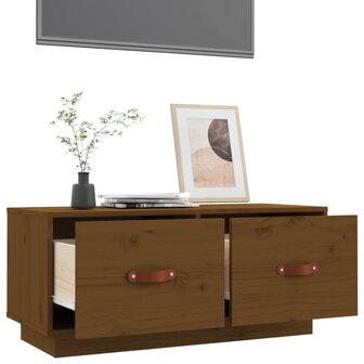 Tv-meubel 80x34x35 cm massief grenenhout honingbruin 5