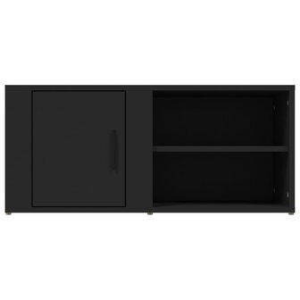 Tv-meubels 2 st 80x31,5x36 cm bewerkt hout zwart 6