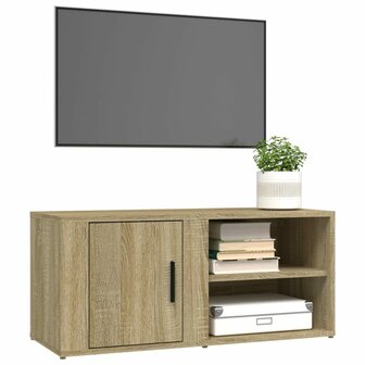 Tv-meubels 2 st 80x31,5x36 cm bewerkt hout sonoma eikenkleurig 5