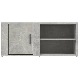 Tv-meubels 2 st 80x31,5x36 cm bewerkt hout betongrijs 7