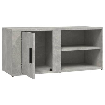 Tv-meubels 2 st 80x31,5x36 cm bewerkt hout betongrijs 9