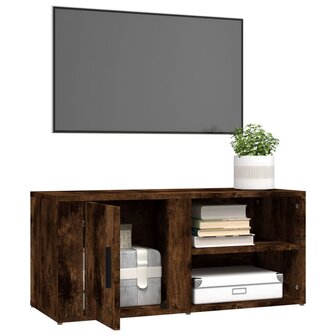 Tv-meubels 2 st 80x31,5x36 cm bewerkt hout gerookt eikenkleurig 5