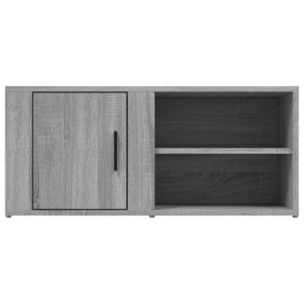 Tv-meubels 2 st 80x31,5x36 cm bewerkt hout grijs sonoma eiken 7