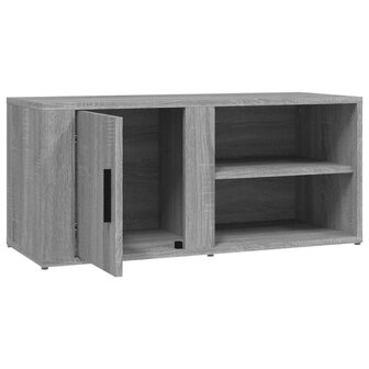 Tv-meubels 2 st 80x31,5x36 cm bewerkt hout grijs sonoma eiken 9