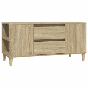 Tv-meubel 102x44,5x50 cm bewerkt hout sonoma eikenkleurig 2