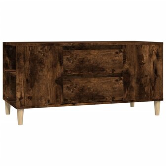 Tv-meubel 102x44,5x50 cm bewerkt hout gerookt eikenkleurig 2