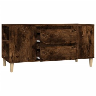 Tv-meubel 102x44,5x50 cm bewerkt hout gerookt eikenkleurig 6