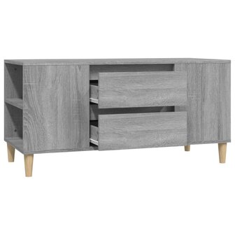 Tv-meubel 102x44,5x50 cm bewerkt hout grijs sonoma eikenkleurig 6