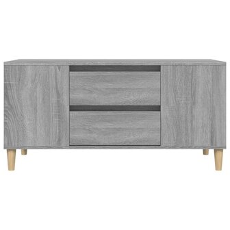 Tv-meubel 102x44,5x50 cm bewerkt hout grijs sonoma eikenkleurig 7