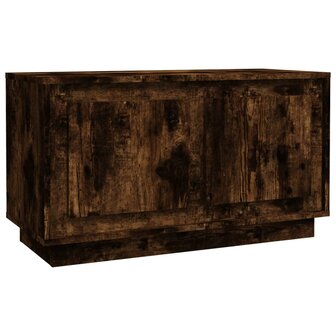 Tv-meubel 80x35x45 cm bewerkt hout gerookt eikenkleurig 2