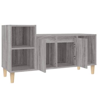 Tv-meubel 100x35x55 cm bewerkt hout grijs sonoma eikenkleurig 5