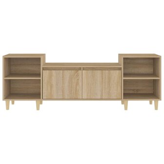 Tv-meubel 160x35x55 cm bewerkt hout sonoma eikenkleurig 6