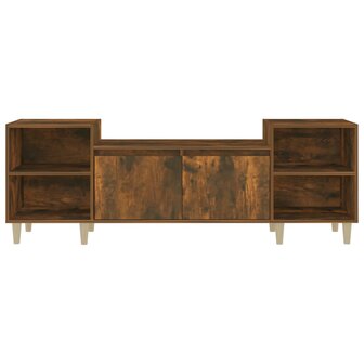 Tv-meubel 160x35x55 cm bewerkt hout gerookt eikenkleurig 6