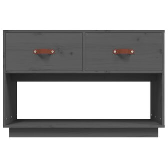 Tv-meubel 90x40x60 cm massief grenenhout grijs 6