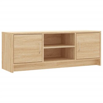 Tv-meubel 102x30x37,5 cm bewerkt hout sonoma eikenkleurig 2