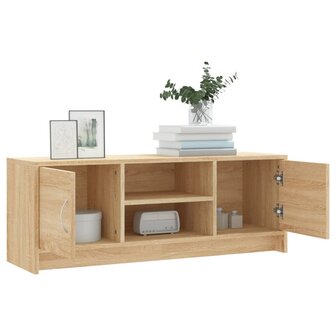 Tv-meubel 102x30x37,5 cm bewerkt hout sonoma eikenkleurig 4