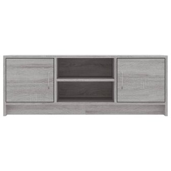 Tv-meubel 102x30x37,5 cm bewerkt hout grijs sonoma eikenkleurig 5