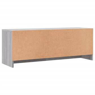 Tv-meubel 102x30x37,5 cm bewerkt hout grijs sonoma eikenkleurig 8