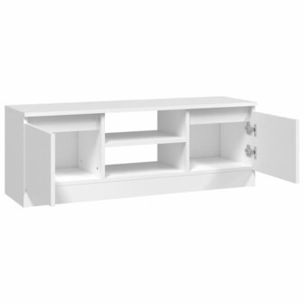 Tv-meubel met deur 102x30x36 cm wit 6