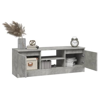 Tv-meubel met deur 102x30x36 cm betongrijs 4