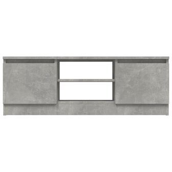 Tv-meubel met deur 102x30x36 cm betongrijs 5