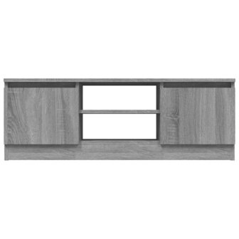 Tv-meubel met deur 102x30x36 cm grijs sonoma eikenkleurig 5