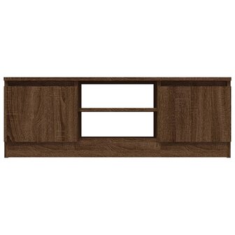 Tv-meubel met deur 102x30x36 cm bruin eikenkleur 5