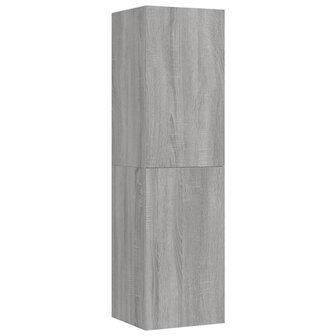 Tv-wandmeubels 2 st 30,5x30x110 cm grijs sonoma eikenkleurig 7