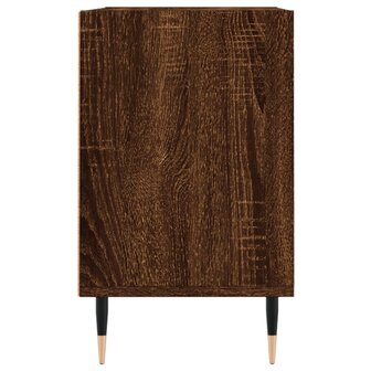 Tv-meubel 69,5x30x50 cm bewerkt hout bruin eikenkleur 5