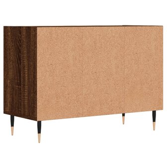 Tv-meubel 69,5x30x50 cm bewerkt hout bruin eikenkleur 6