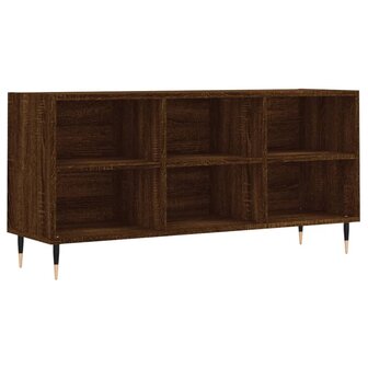 Tv-meubel 103,5x30x50 cm bewerkt hout bruin eikenkleur 2