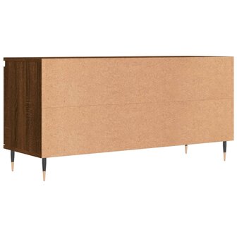 Tv-meubel 104x35x50 cm bewerkt hout bruin eikenkleur 8