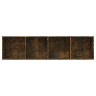 Boekenkast / tv-meubel 143x30x36 cm bewerkt hout gerookt eiken 6