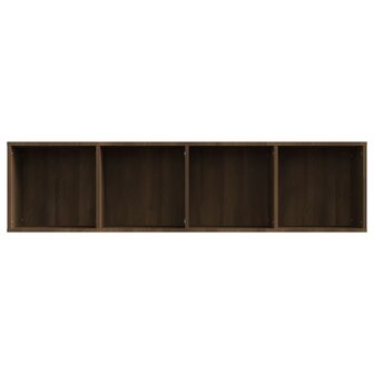 Boekenkast / tv-meubel 143x30x36 cm bruin eikenkleurig 6