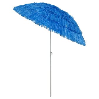 Strandparasol Hawa&iuml; 180 cm blauw 4