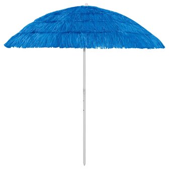 Strandparasol Hawa&iuml; 240 cm blauw 1