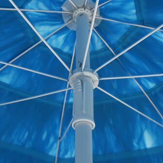 Strandparasol Hawa&iuml; 300 cm blauw 6