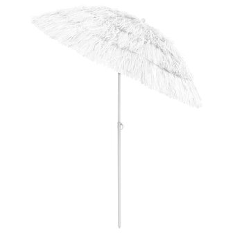 Strandparasol Hawa&iuml; 180 cm wit 3