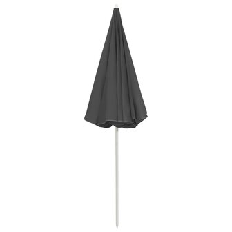 Strandparasol 240 cm antracietkleurig 4