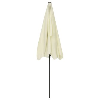 Strandparasol 200x125 cm zandgeel 5