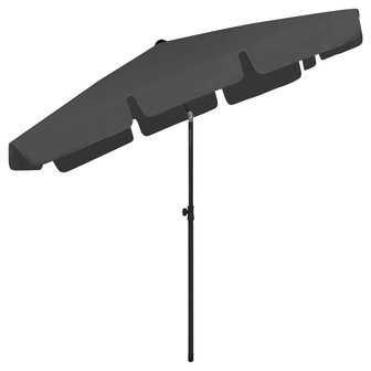 Strandparasol 200x125 cm antracietkleurig 4